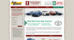 Desktop Screenshot of citytoyotarents.com